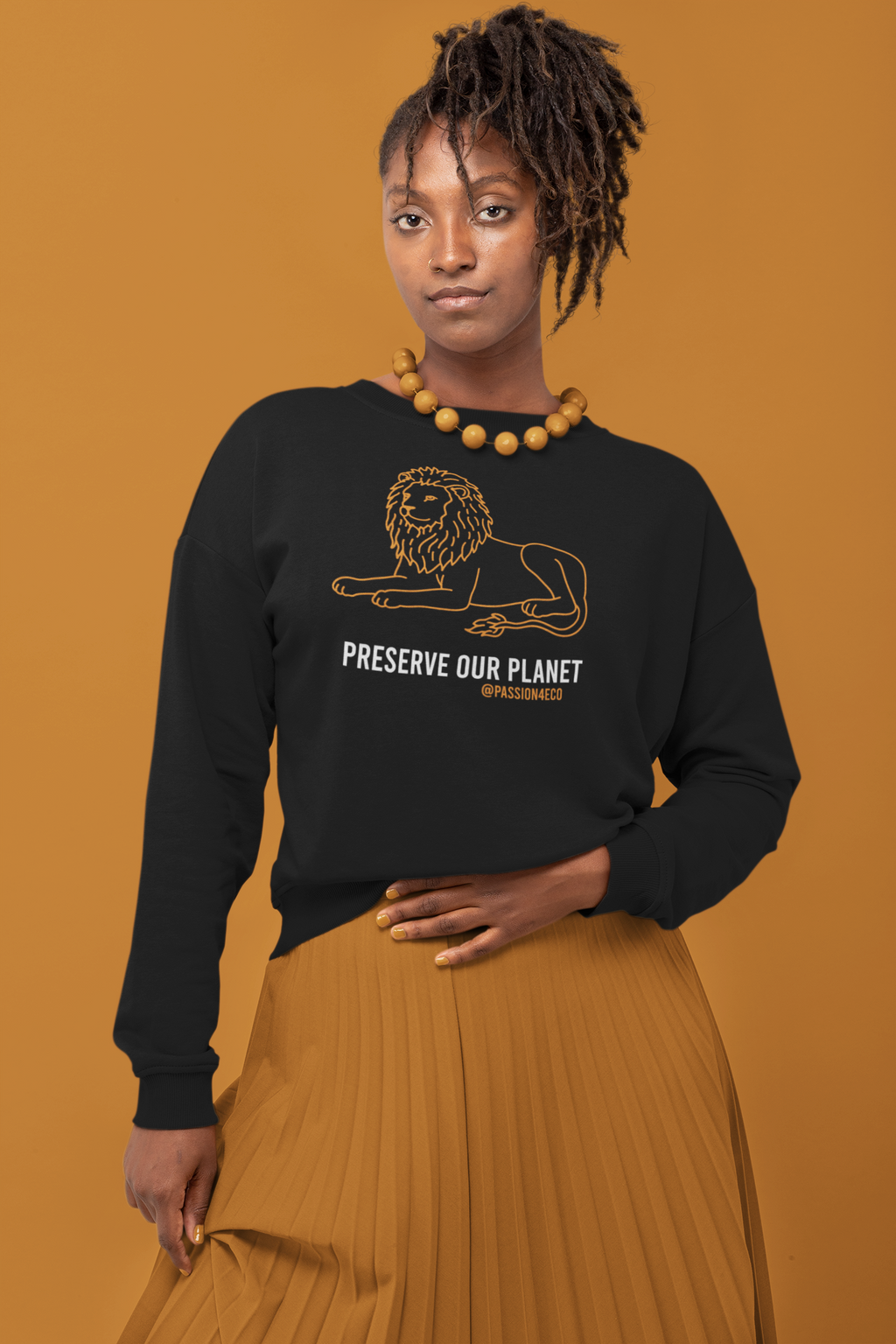 "Preserve Our Planet" Lion Sweatshirt