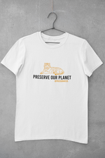"Preserve Our Planet" Tiger Graphic Tee