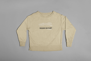 "Preserve Our Planet" Cheetah Sweatshirt