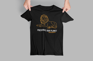 "Preserve Our Planet" Lion Graphic Tee